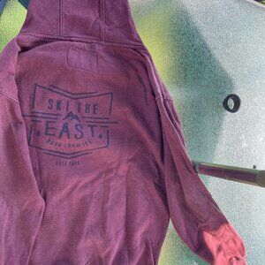 Men's Large Ski the East Hoodie Sweatshirt